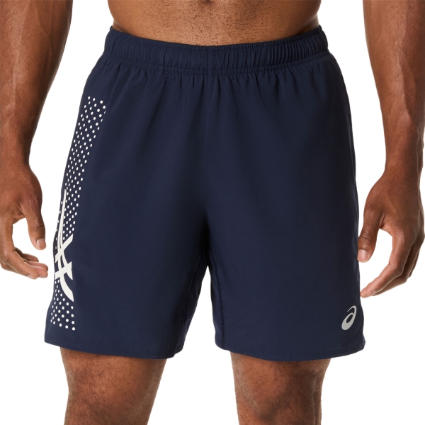 Men's Running Shorts ASICS Icon 7in Shorts  Midnight/Cream 2011D455401