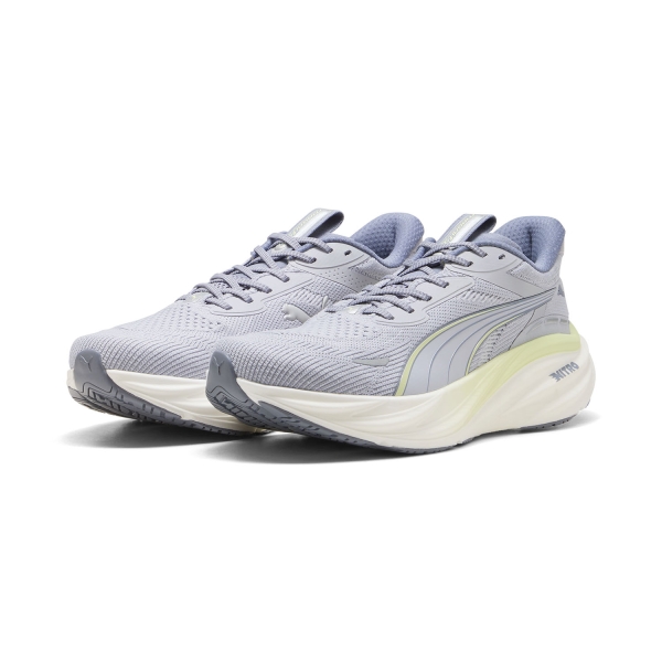 Puma Magnify NITRO 3 - Vibrant Silver/Apple Spritz