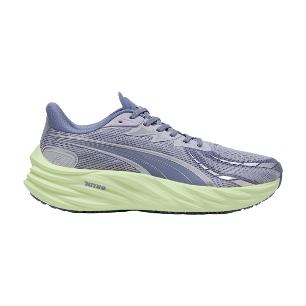Men's Neutral Running Shoes Puma Velocity NITRO 4  Vibrant Silver/Apple Spritz 31114019