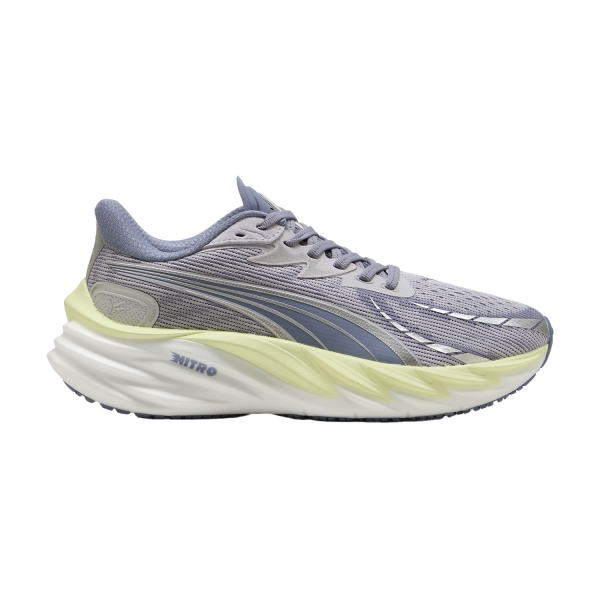 Women's Neutral Running Shoes Puma Velocity NITRO 4  Vibrant Silver/Apple Spritz 31114117