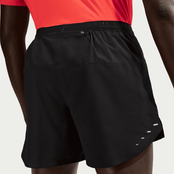 Nike Stride Dri-FIT 5in Shorts - Black/Reflective Silver