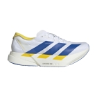 adidas ADIZERO adios Pro 4 - FTWR White/Blue/Yellow