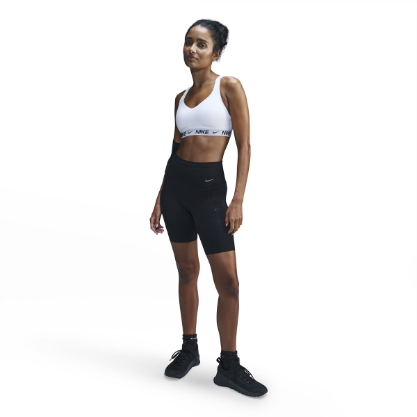 Nike Dri-FIT Indy Sports Bra - White/Stone Mauve/Black