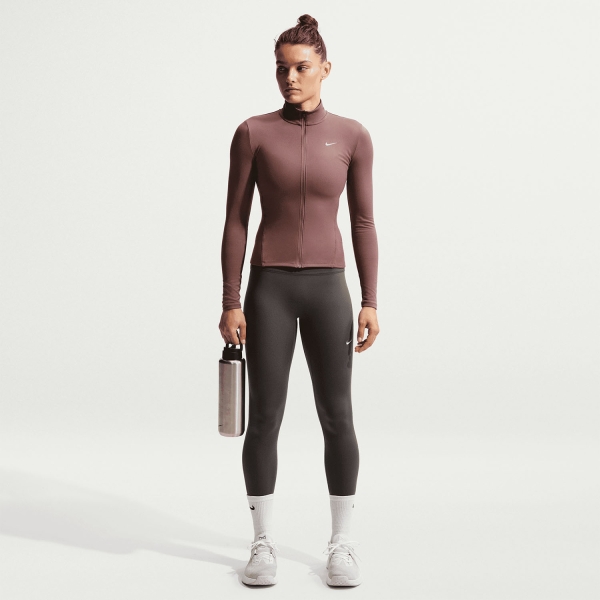 Nike One Dri-FIT Tights - Thunder Grey/White