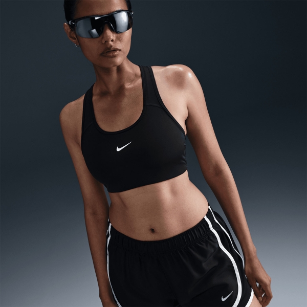 Nike Dri-FIT Tempo 3in Shorts - Black/White/Reflective Silver