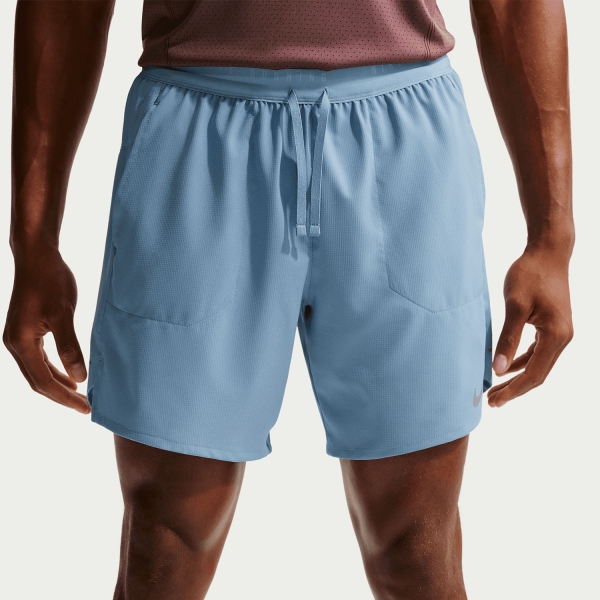 Men's Running Shorts Nike Stride 2 in 1 7in Shorts  Work Blue/Reflective Silver IF2036486