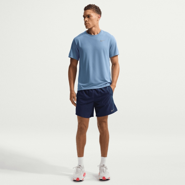 Nike Dri-FIT Stride Pro 7in Shorts - Midnight Navy/Reflective Silver