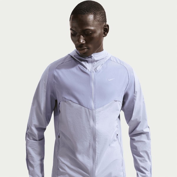 Nike Stride Plus Chaqueta - Iron Purple/Indigo Haze/Reflective Silver