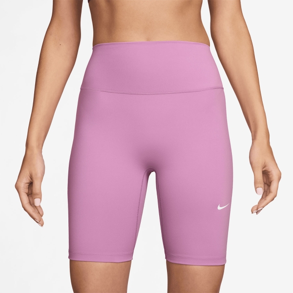 Women's Fitness & Training Short Nike One 8in Shorts  Light Magenta/White IO0581503