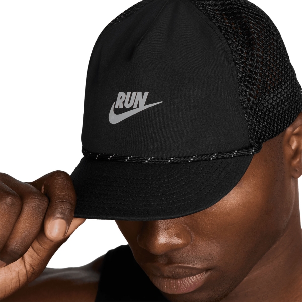 Nike Pro Gorra - Black/Anthracite/Reflective Silver
