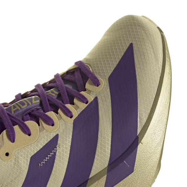 adidas ADIZERO adios Pro 4 - Sand/Rich Purple/Gold Metallic