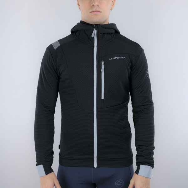 Men's Outdoor Jacket and Shirt La Sportiva Mood Hoodie  Black ZACF001K00K00