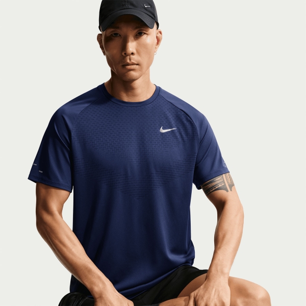 Nike Dri-FIT ADV Stride Maglietta - Midnight Navy/Reflective Silver