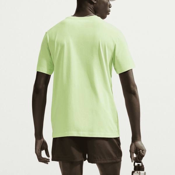 Nike Dri-FIT Swoosh Logo T-Shirt - Light Liquid Lime/Black