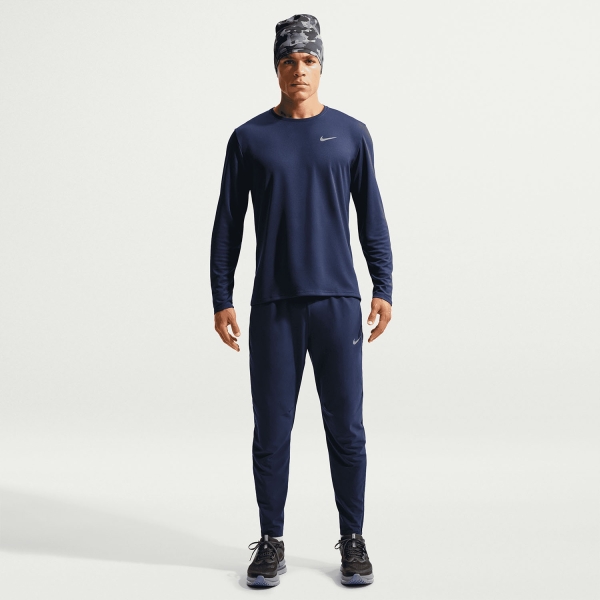 Nike Dri-FIT UV Miler Camisa - Midnight Navy/Reflective Silver
