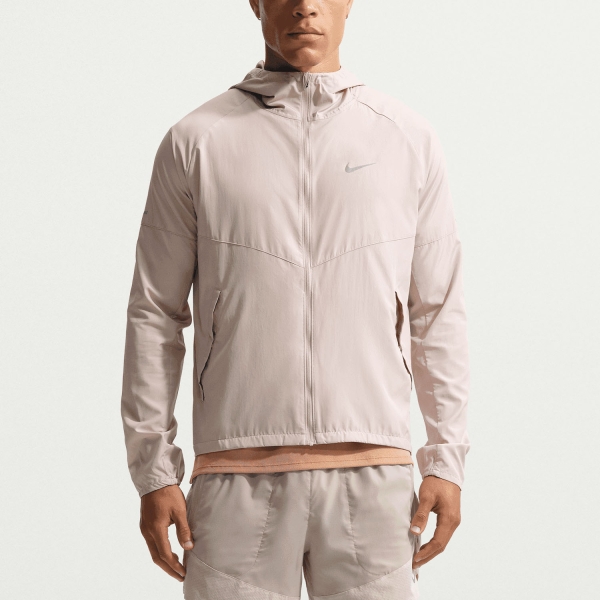 Men's Running Jacket Nike Repel Miler Jacket  Moon Particle/Reflective Silver DD4746211
