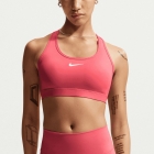 Nike Swoosh Sports Bra - Sea Coral/White