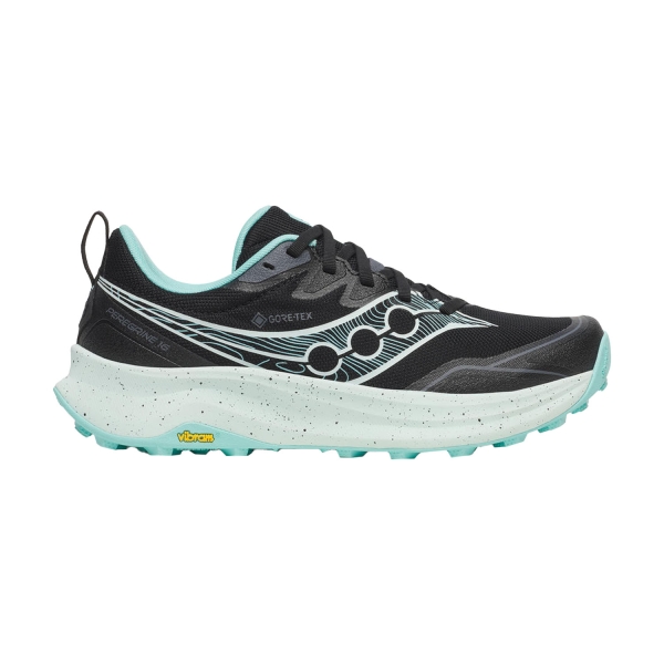  Saucony Peregrine 16 GTX  Black/Aqua S11068101
