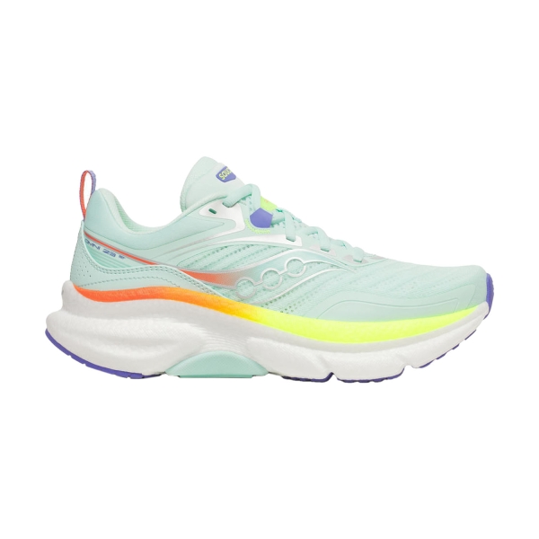 Woman's Structured Running Shoes Saucony Omni ST 23  Aqua/Citron S11072141
