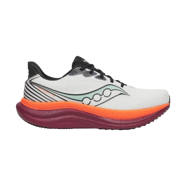 Men's Neutral Running Shoes Saucony Triumph 23  White/Crimson S21023172