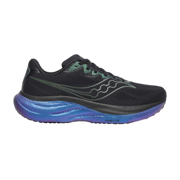 Men's Neutral Running Shoes Saucony Ride 19  Black/Nightsky S2105594