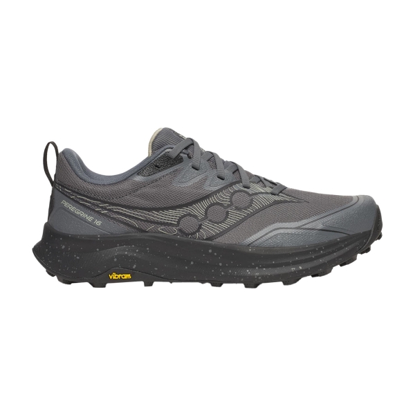 Men's Trail Running Shoes Saucony Peregrine 16  Carbon/Black S21066101