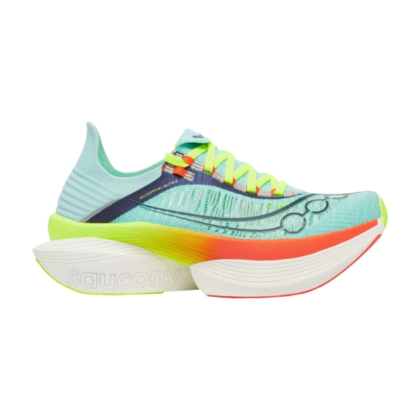 Women's Performance Running Shoes Saucony Endorphin Elite 2  Splash/Fire S30994131