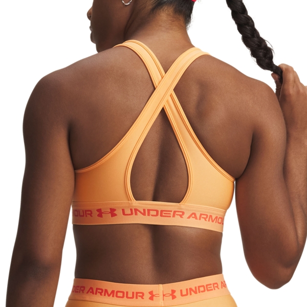 Under Armour Crossback Mid Sujetador Deportivo - Orange Bloc