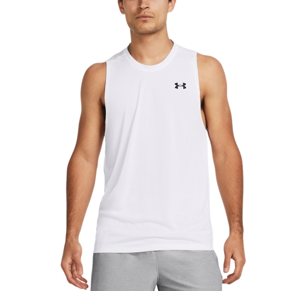 Men's Running Tank Under Armour Tech Tank  White 13827950100