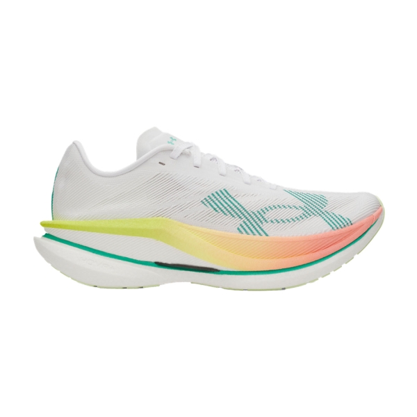 Men's Performance Running Shoes Under Armour Velociti Elite 3  White/Fade Green/Green Mode 60053770102
