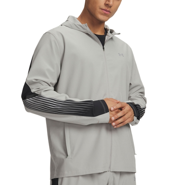 Men's Running Jacket Under Armour Velociti Storm Jacket  Titanium 60059000069
