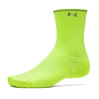 Under Armour Velociti Crew Socks - High Vis Yellow/Reflective