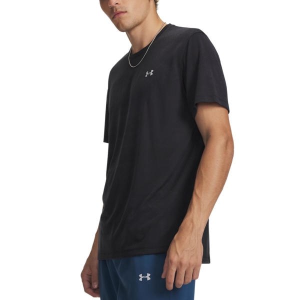 Men's Running T-Shirt Under Armour Velociti TShirt  Black 60095170001