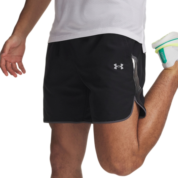 Men's Running Shorts Under Armour Velociti Reflect 7in Shorts  Black 60095190001