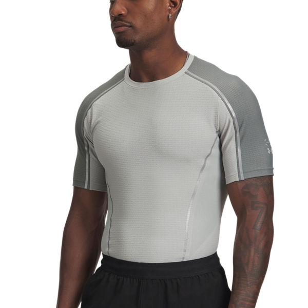 Men's Training T-Shirt Under Armour Halo Auxetic TShirt  Titanium 60097960069