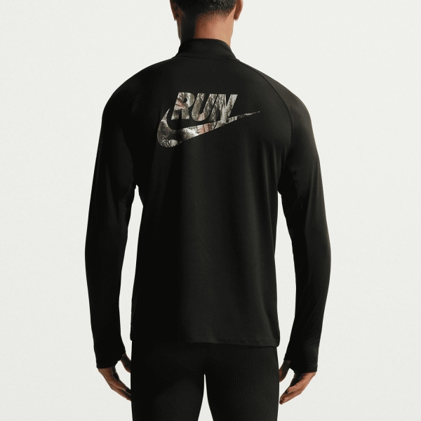 Nike Stride Realtree Shirt - Black/Reflective Silver