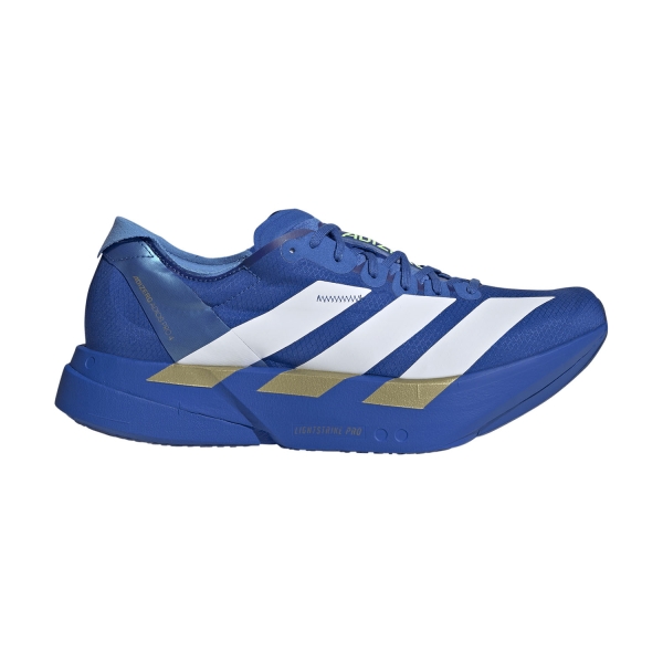 Men's Performance Running Shoes adidas ADIZERO adios Pro 4  Blue/FTWR White/Lime Burst JP6622