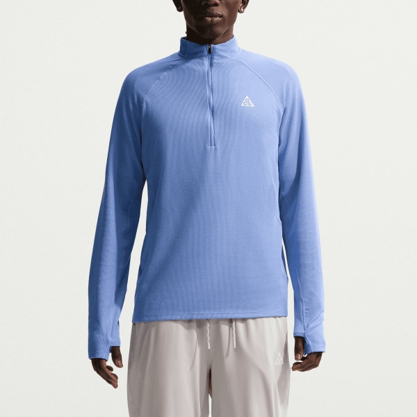 Men's Long Sleeve Trail Running Nike ACG DriFIT Shirt  Royal Pulse/Summit White IO9669494