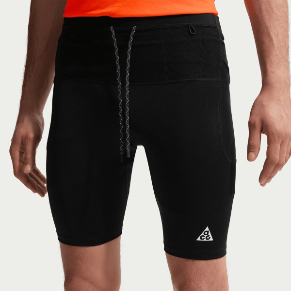 Men's Trail Running Shorts Nike ACG Lava Loops 9.5in Shorts  Black/Summit White IO9671010