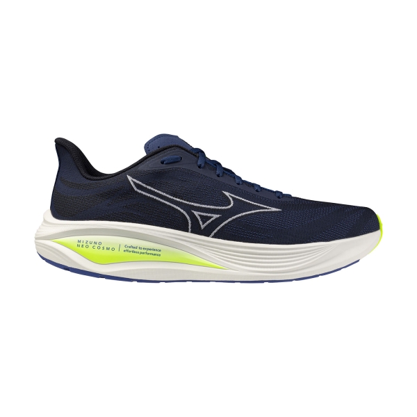 Men's Neutral Running Shoes Mizuno Neo Cosmo  Estate Blue/White/Lightning Yellow J1GC251051