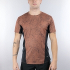 Mizuno Active DryAeroFlow Print T-Shirt - Copper Brown
