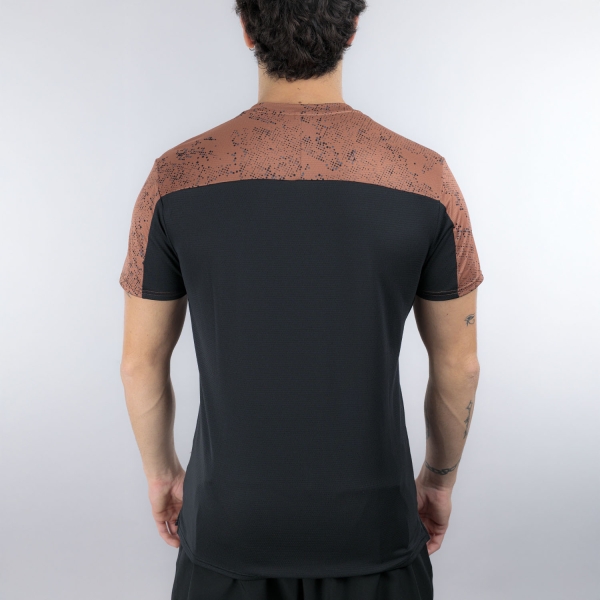 Mizuno Active DryAeroFlow Print T-Shirt - Copper Brown
