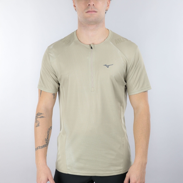 Men's  Short Sleeve Trail Running Shirts Mizuno Graphic TShirt  Elm J2GAD00939