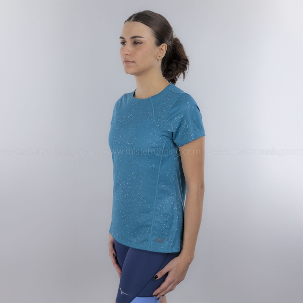 Mizuno Active DryAeroFlow Graphic T-Shirt - Larkspur