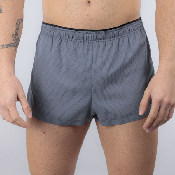 Men's Running Shorts Mizuno Tech Light 1.5in Shorts  Lava Smoke J2GBD00108