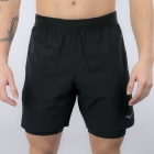 Mizuno Core Pro 2 in 1 7.5in Shorts - Black