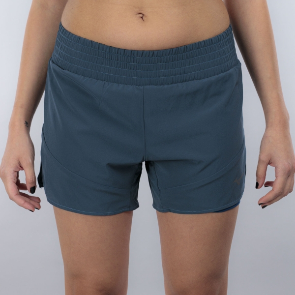 Women's Running Shorts Mizuno Active 2 in 1 4.5in Shorts  Larkspur J2GBD20330