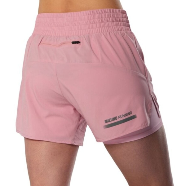 Mizuno Active 2 in 1 4.5in Shorts - Rose Elegance