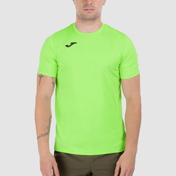 Camisetas Running Hombre Joma Combi Classic Camiseta  Green Fluor 100052.020