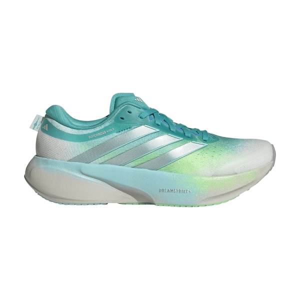 Women's Neutral Running Shoes adidas Supernova Rise 3  Grey One/Silver Metallic/Flash Aqua JQ4525